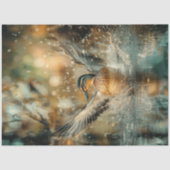 Decoupage Jagd Mallard Entenlandung Seidenpapier (Vorderseite)