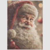 Decoupage Jolly Santa Close-up Festive Christmas  Seidenpapier (Vorderseite)