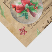 Decoupage Kardinal Seidenpapier (Detail)