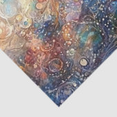 Decoupage Killer Whale Vibraning Abstrakte Malerei Seidenpapier (Ausschnitt)