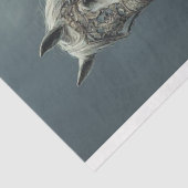 Decoupage Knight on White Horse Gothic Rider Seidenpapier (Ausschnitt)