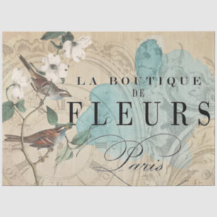 Decoupage la Boutique Bird Seidenpapier