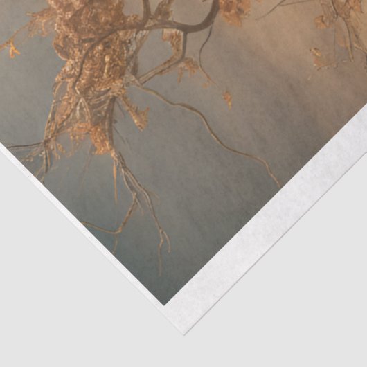 Decoupage Lady in der Wüste Seidenpapier (Ausschnitt)