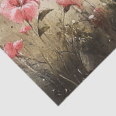 Decoupage Landscape Kanbit in Field Right Side Seidenpapier (Ausschnitt)
