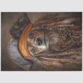 Decoupage Langhaarige Dackel Pirate Seidenpapier (Vorderseite)