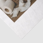 Decoupage-Lausbär-WC-Papier-Badezimmer Seidenpapier (Ausschnitt)