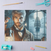 Decoupage Lighthouse Keeper Steampunk Viktorianisc Seidenpapier (Basteln)