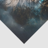 Decoupage Lion Adorned Amerikanische Ureinwohner H Seidenpapier (Ausschnitt)