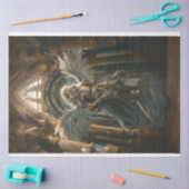 Decoupage Lion Guardian Sacred Hall Angel Wings Seidenpapier (Basteln)