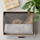 Decoupage Little Boy Riding Pony Wear Hat Seidenpapier (Geschenk)