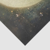 Decoupage Little Girl Fairy Moon Night Setting Seidenpapier (Ausschnitt)