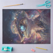 Decoupage Lizard Cosmic Patterns Stardust Seidenpapier (Basteln)