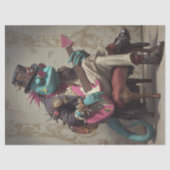 Decoupage Lizard The Sonic Swagger 1 Man Band Seidenpapier (Vorderseite)