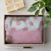 Decoupage Longhaired-Dackel in PINK Seidenpapier (Geschenk)