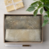 Decoupage Longhorn Holzhütte Feld Seidenpapier (Geschenk)