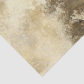 Decoupage Longhorn Holzhütte Feld Seidenpapier (Ausschnitt)