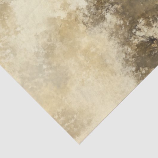 Decoupage Longhorn Holzhütte Feld Seidenpapier (Ausschnitt)