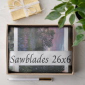 Decoupage Longhorn Wester Papers Sawblades Seidenpapier (Geschenk)