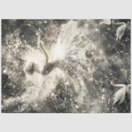 Decoupage Luminous Ballerina Tanz Magisch Seidenpapier