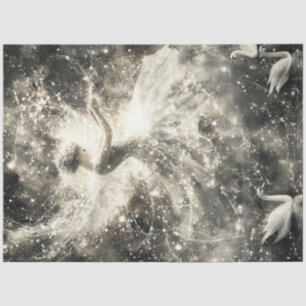 Decoupage Luminous Ballerina Tanz Magisch Seidenpapier