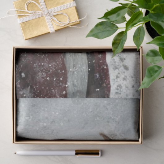 Decoupage Magical Moment Santa & His Horse Snowing Seidenpapier (Geschenk)