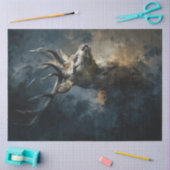 Decoupage Majestic 9 Point Deer Antlers Seidenpapier (Basteln)