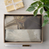 Decoupage Majestic Angelgel Bereit für den Kampf Seidenpapier (Geschenk)