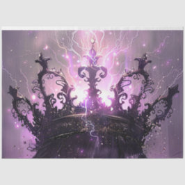 Decoupage Majestic Lila Crown of the Lord Seidenpapier
