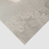 Decoupage Majestic White Lioness Ornamente & Gold Seidenpapier (Ausschnitt)