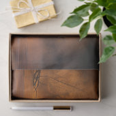 Decoupage malerische Landschaft Männer Fischen Seidenpapier (Geschenk)