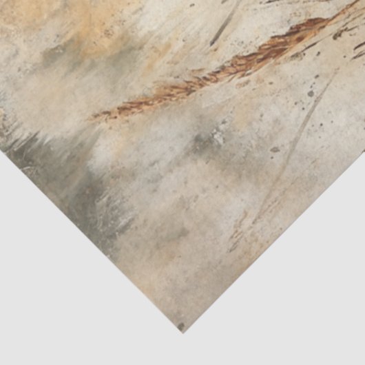 Decoupage Mallard Duck Floating Sage Grass Seidenpapier (Ausschnitt)