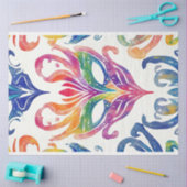 Decoupage Mardi Gras Mask Seidenpapier (Basteln)