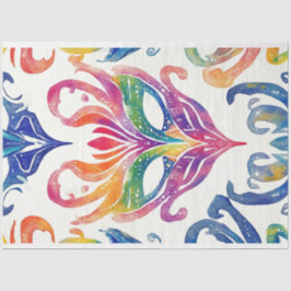 Decoupage Mardi Gras Mask Seidenpapier