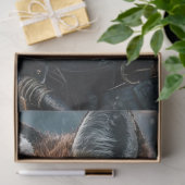 Decoupage Medieval Archer Fox Warrior  Seidenpapier (Geschenk)