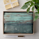 Decoupage Meeresschildkröte Küsten Natur Teals Grü Seidenpapier (Geschenk)