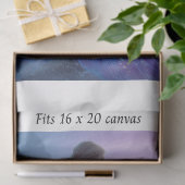 Decoupage Mermaid Purple Iridescent Tail 16x20  Seidenpapier (Geschenk)