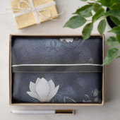 Decoupage Midnight Skull with Magnolia Seidenpapier (Geschenk)