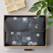 Decoupage Midnight Skull with Magnolia Seidenpapier (Geschenk)