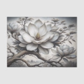 Decoupage mit südlicher Magnolienblüte Seidenpapier (Vorderseite)