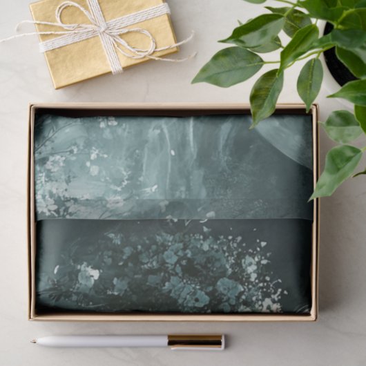 Decoupage Monochrome Skelett Hochzeit Vollmond Seidenpapier (Geschenk)