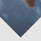 Decoupage Moonlit Night Highland Mama & Baby Seidenpapier (Detail)