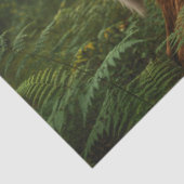 Découpage-Moos-Wald-Kunst mit Hirschen Seidenpapier (Ausschnitt)