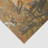 Decoupage Mr Fox Bridges & Daughter Lily Seidenpapier (Ausschnitt)