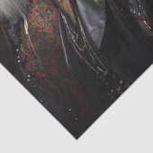 Decoupage Music Band Chickens Punk Style Seidenpapier (Detail)