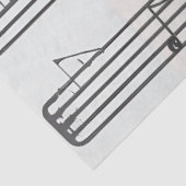 Decoupage Music Sheet Notes Seidenpapier (Ausschnitt)