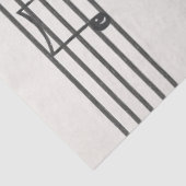 Decoupage Musical Notes Sheets Music Seidenpapier (Ausschnitt)