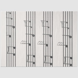 Decoupage Musical Notes Sheets Music Seidenpapier