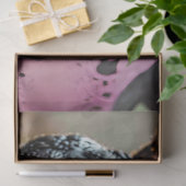 Decoupage Nah Up Hippo Große rote Brille Seidenpapier (Geschenk)