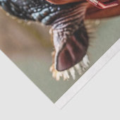 Decoupage Nah Up Hippo Große rote Brille Seidenpapier (Ausschnitt)