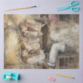 Decoupage Nostalgic Ladys Western Saloon Seidenpapier (Basteln)